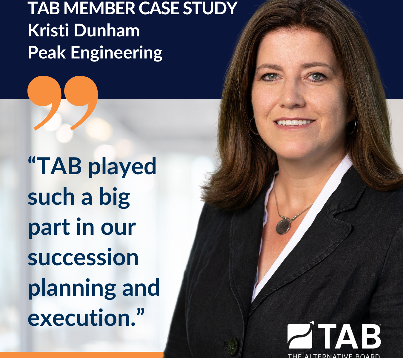 TAB Member Case Study - Kristi Dunham