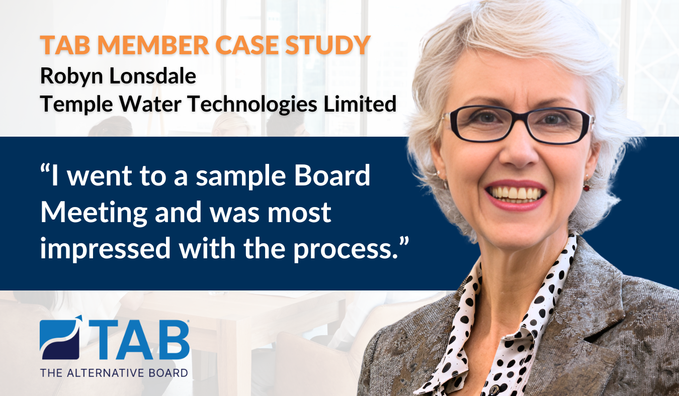 TAB Member Case Study Robyn Lonsdale Temple Water Technologies Limited